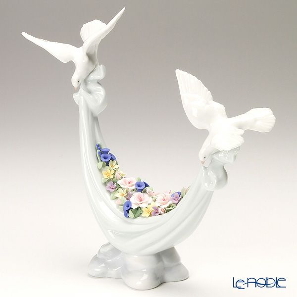 リヤドロ 平和の花かご 06579 | ブランド洋食器専門店ル・ノーブル