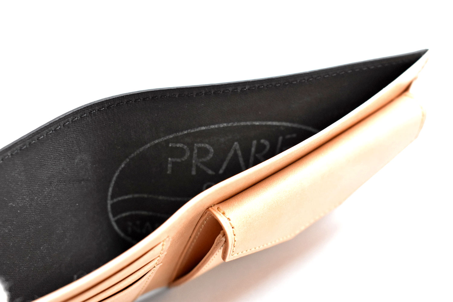 ナチュラルコードバン スマートコンパクト 二つ折り財布（小銭入れあり