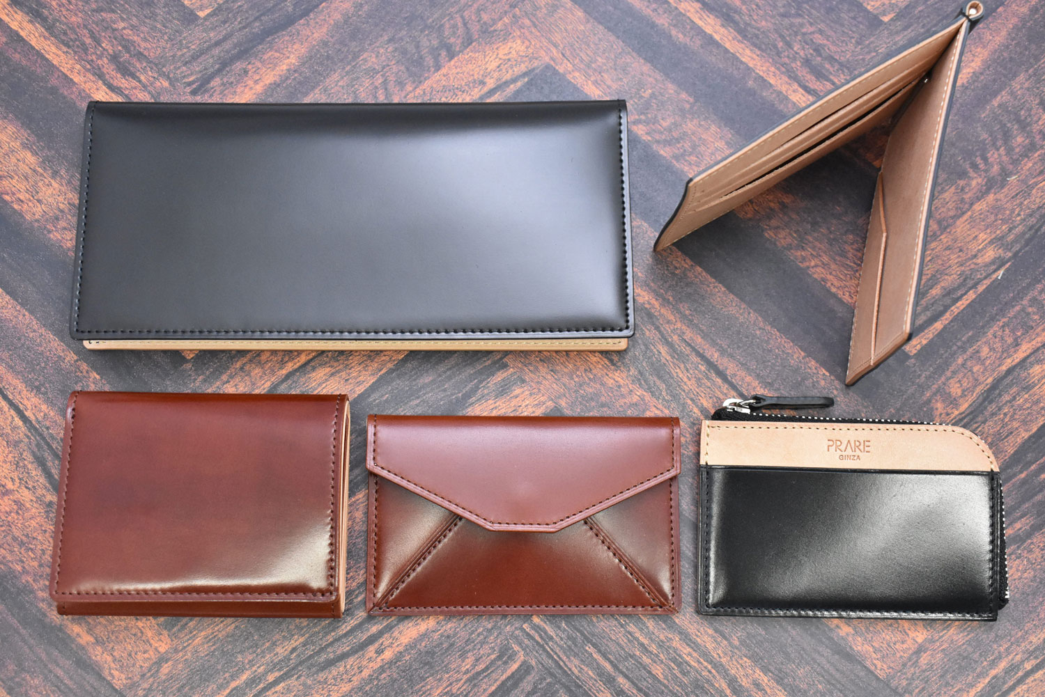 ナチュラルコードバン スマートコンパクト 二つ折り財布（小銭入れあり