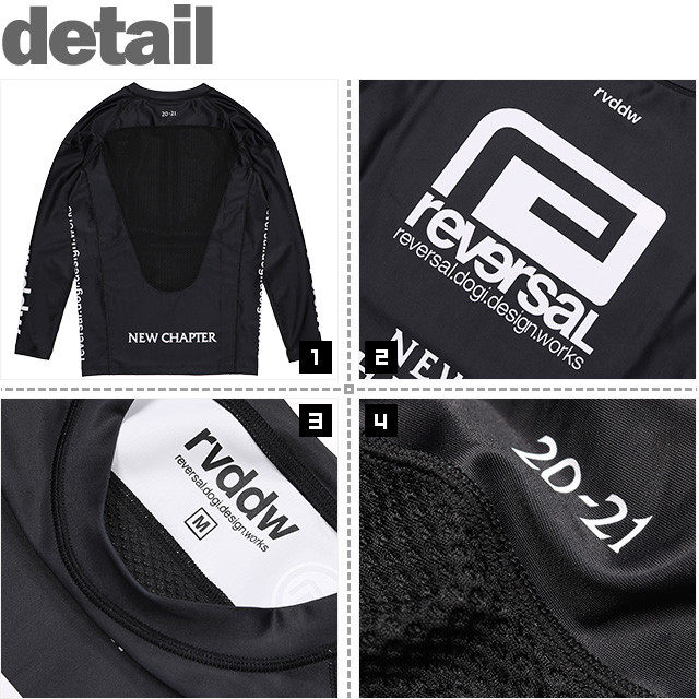 リバーサル) reversal NEW CHAPTER LONG RASH GUARD (LS:TEE