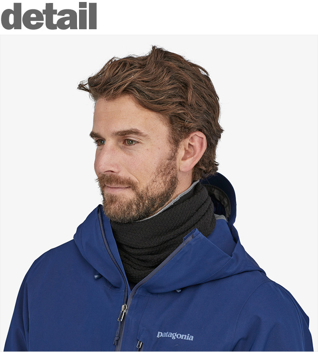 パタゴニア) PATAGONIA CAPILENE AIR GAITER (NECKGAITER)(22350-BK