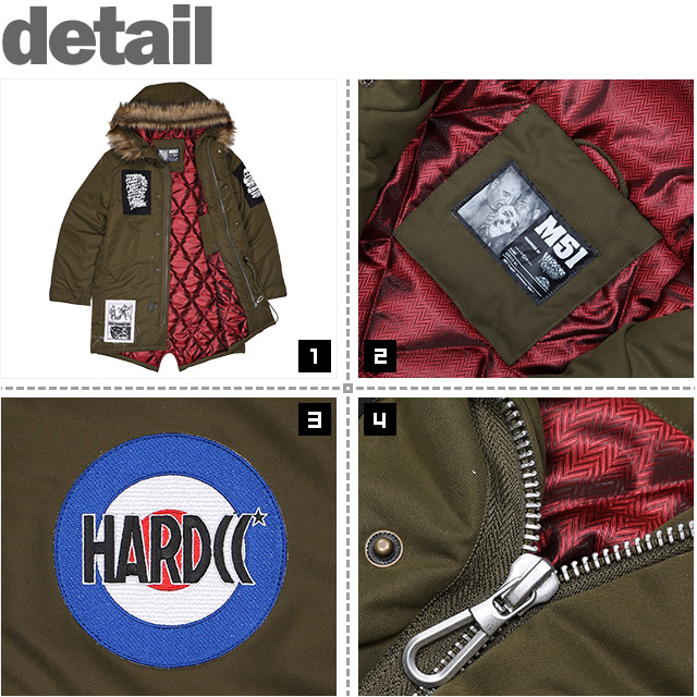 ハードコアチョコレート) HARDCORE CHOCOLATE M-51 HARDCCモッズコート