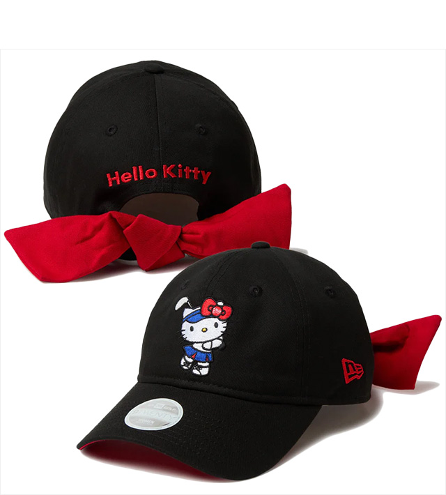 ニューエラ) NEWERA Women's 9TWENTY HELLO KITTY ハローキティ リボン
