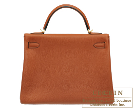 エルメス ケリー32/内縫い キュイーブル トゴ ゴールド金具 | エルメス