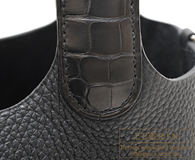 エルメス ピコタンロックタッチ22/MM ブラック トリヨンクレマンス