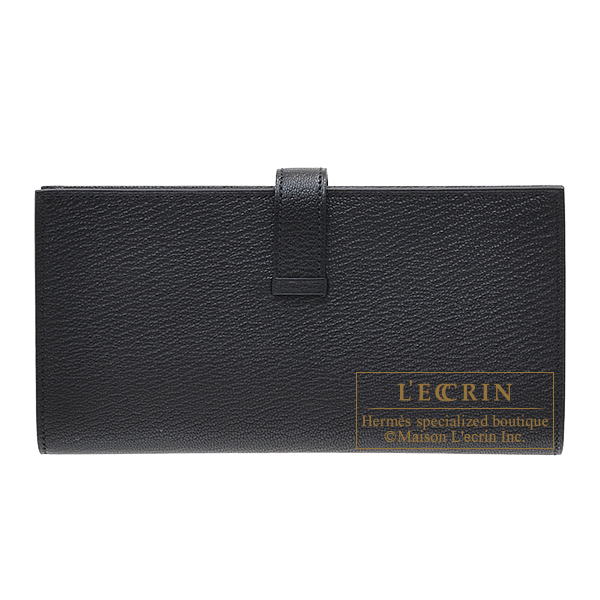 エルメス ベアンスフレ ブラック シェブルミゾル シルバー金具