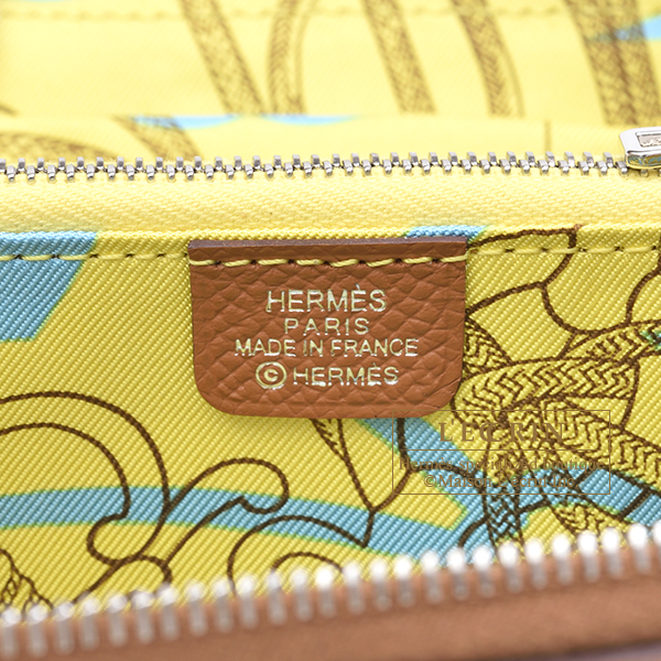 エルメス アザップ シルクイン コンパクト ゴールド/ ジョーヌシトロン