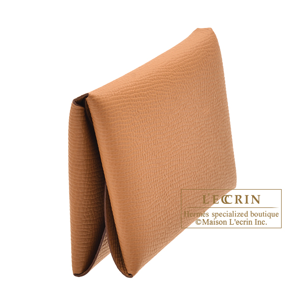 エルメス カルヴィ デュオ ゴールド ヴォーエプソン シルバー金具