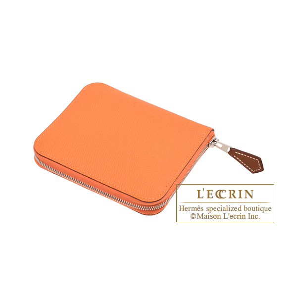 エルメス アザップ シルクイン コンパクト オレンジ/ カプシーヌ