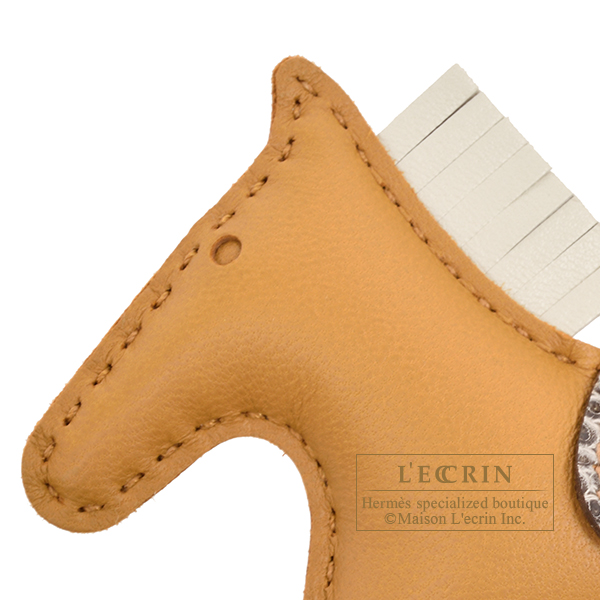 エルメス ロデオチャームタッチPM セサミ/クレ/デゼール アニョーミロ