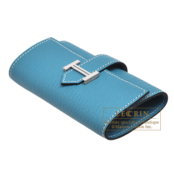 エルメス ベアンキーケース/4連 ニューブルージーン シェブルミゾル