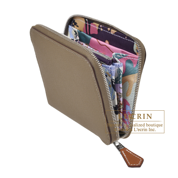 エルメス アザップ シルクイン コンパクト エトゥープ/ カシス ヴォー