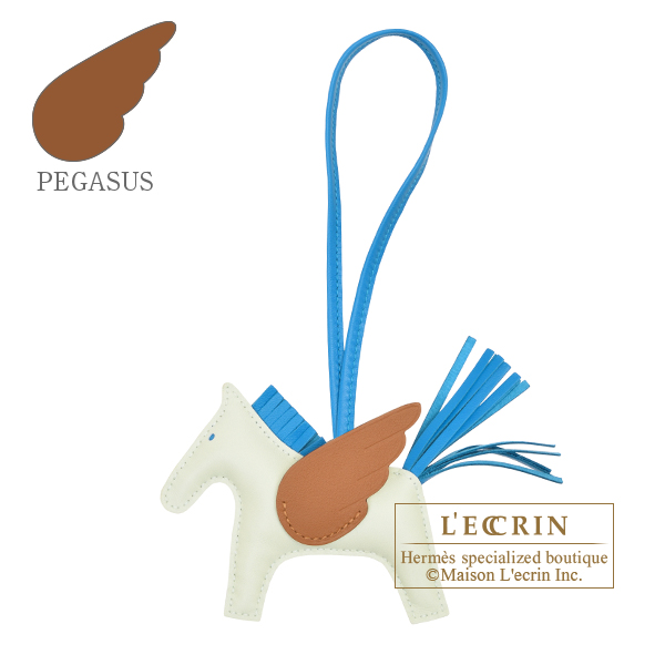 エルメス ロデオチャームペガサスPM ヴェールフィズ/ブルーザンジバル