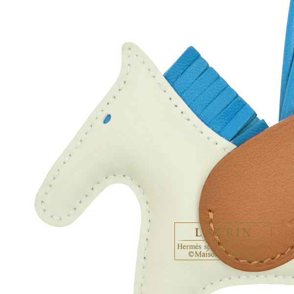 エルメス ロデオチャームペガサスPM ヴェールフィズ/ブルーザンジバル