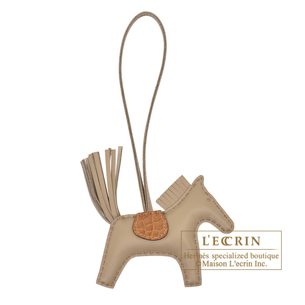 エルメス ロデオチャームタッチPM ベージュマルファ/ゴールド