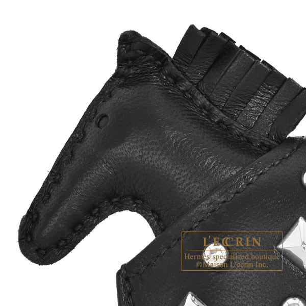 エルメス ロデオチャーム ロベオ・ロックPM ブラック アニョーミロ