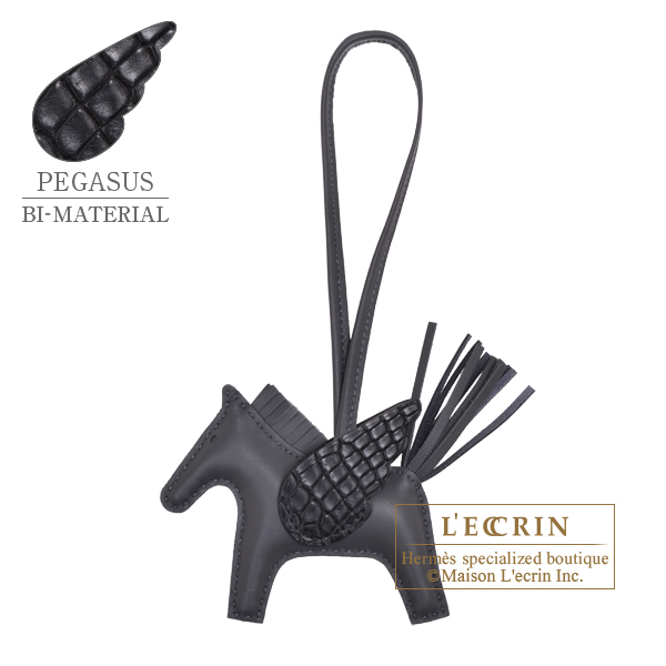 エルメス ロデオチャームペガサスタッチPM アルドワーズ/ ブラック
