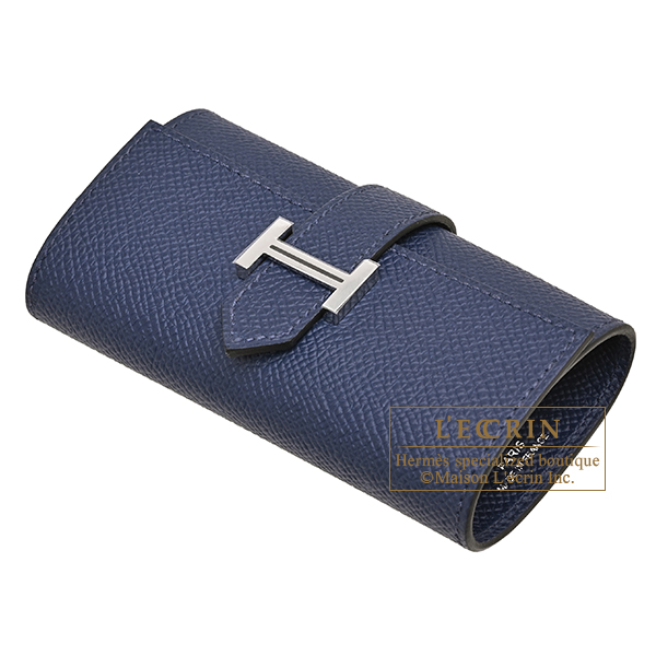 エルメス ベアンキーケース/4連 ブルーネイビー ヴォーエプソン
