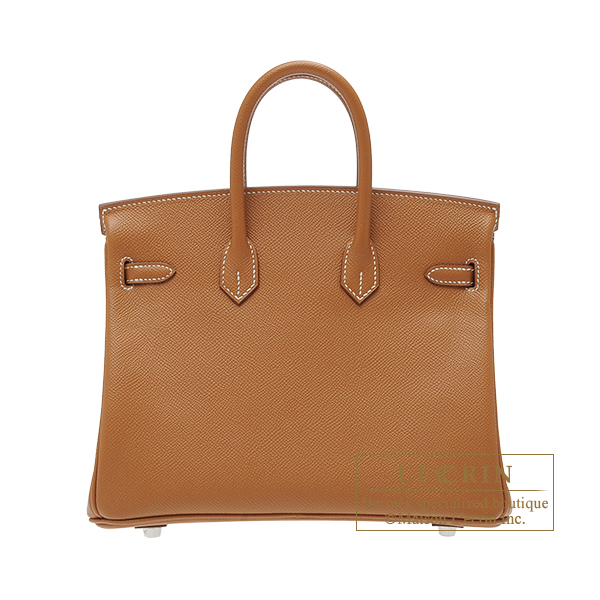 エルメス バーキン25 ゴールド ヴォーエプソン シルバー金具