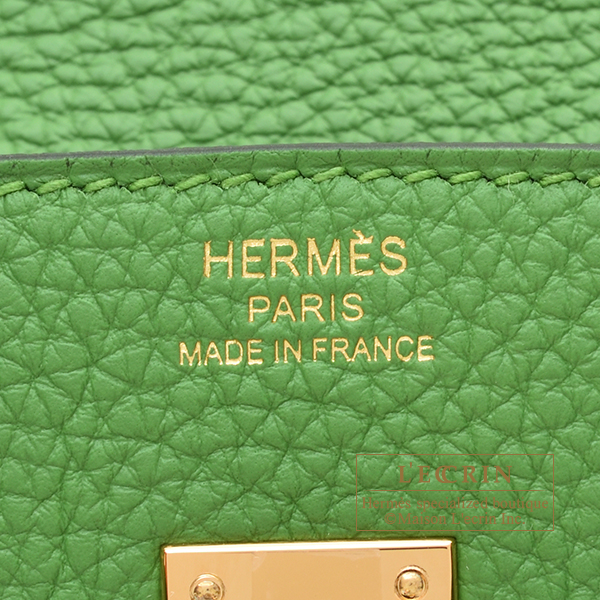 エルメス バーキン25 ヴェールユッカ トゴ ゴールド金具 | エルメス