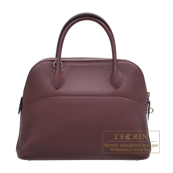 エルメス ボリード31 ボルドー トリヨンクレマンス シルバー金具
