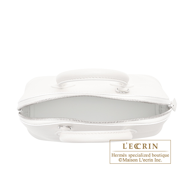 エルメス ボリード1923 ミニ ホワイト エバーカラー シルバー金具