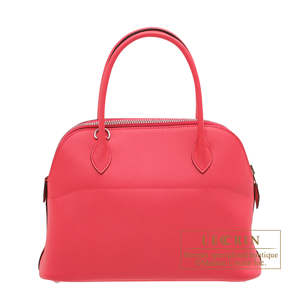 エルメス ボリード27 ローズエクストリーム ヴォーエプソン シルバー