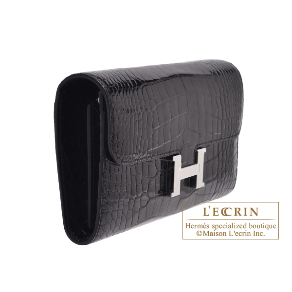 エルメス コンスタンスロング トゥーゴー ブラック クロコダイル
