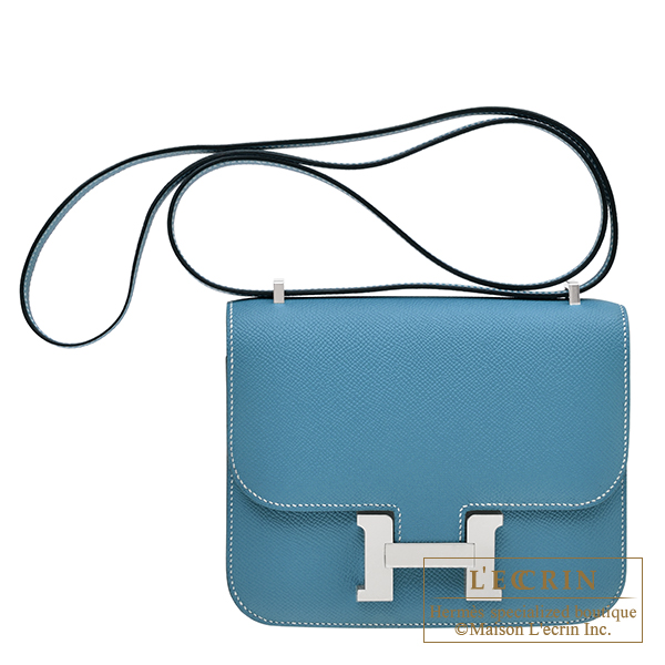 エルメス コンスタンスミニ ミラー ニューブルージーン ヴォーエプソン