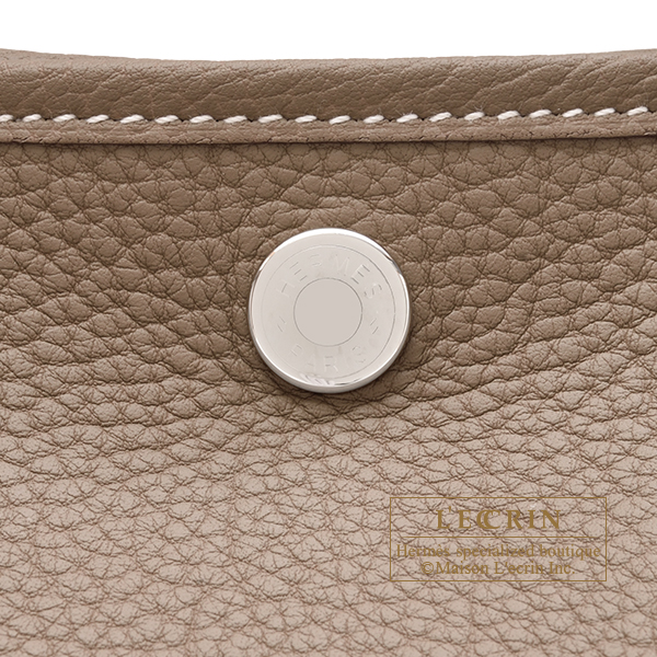 エルメス ガーデンパーティ36/PM エトゥープ ネゴンダ シルバー金具