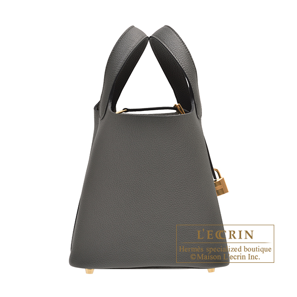 エルメス ピコタンロック18/PM グラファイト トリヨンモーリス