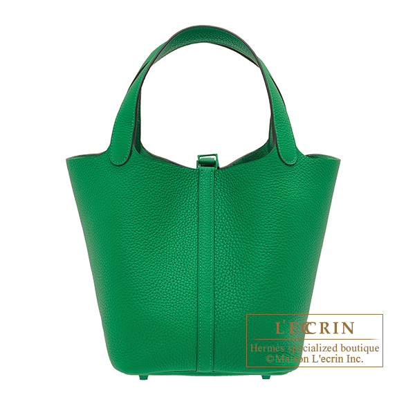 エルメス ピコタンロックモノクローム22/MM ソーグリーン バンブー