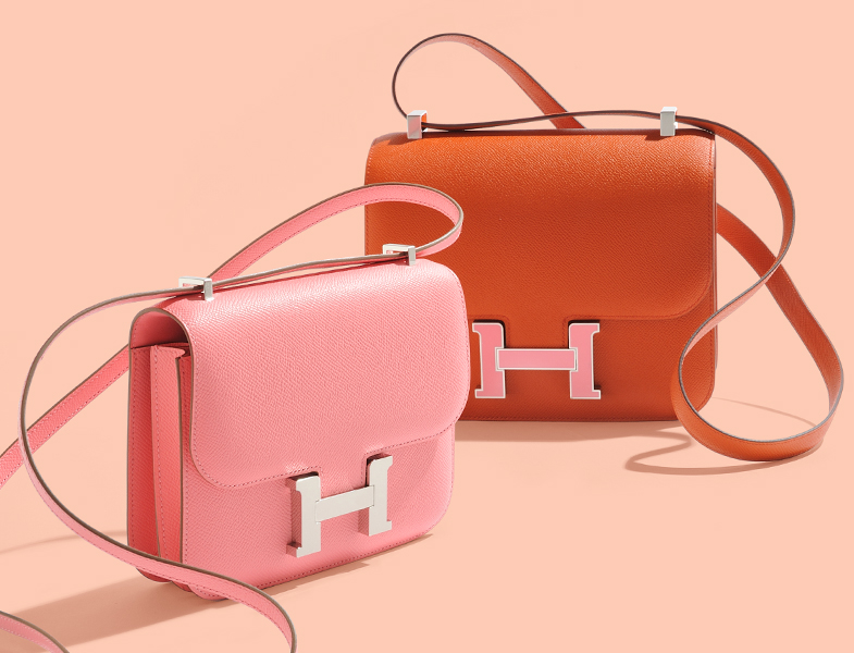 エルメス コンスタンスミニ ミラー グリペール ヴォーエプソン