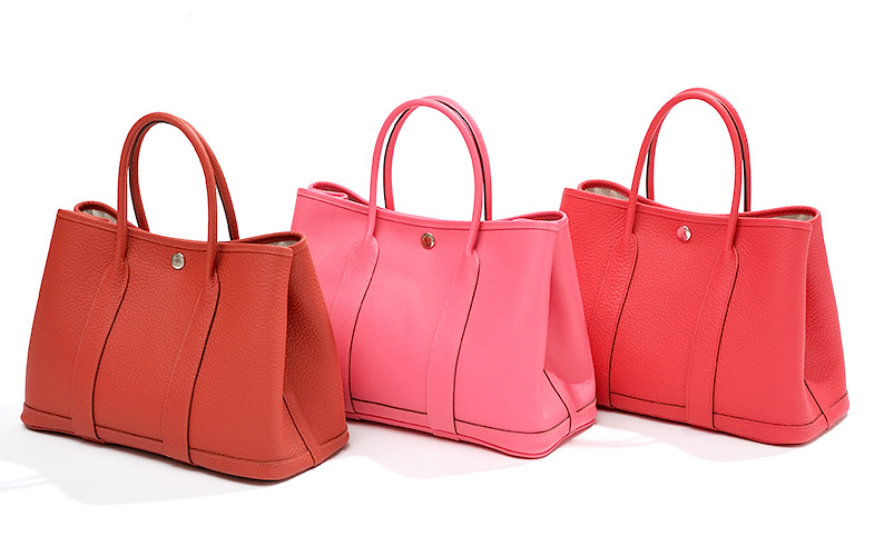 エルメス ガーデンパーティ30/TPM ブラック ヴォーエプソン シルバー