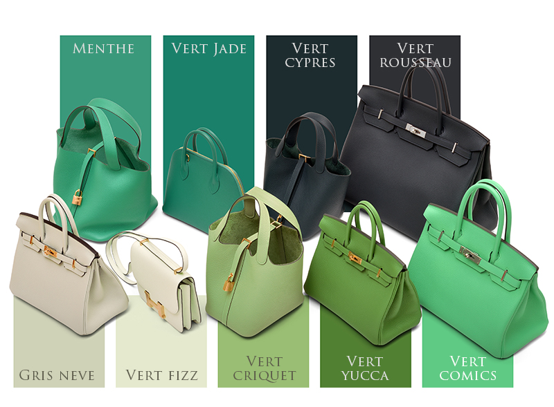 多彩なバリエーションに心が弾む、エルメスグリーンコレクション
