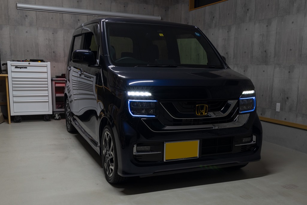 JH3/4 N-WGNカスタム デイライト機能追加 LED加工ヘッドライト - LEDMATICS