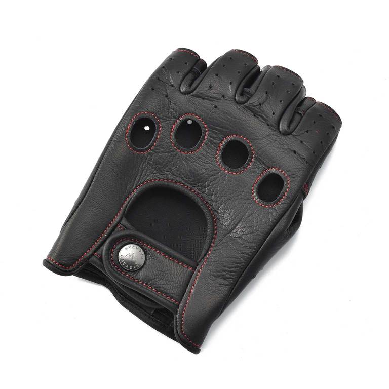 CACAZAN（カカザン）Driving Gloves / DDR-040 Black(Redステッチ