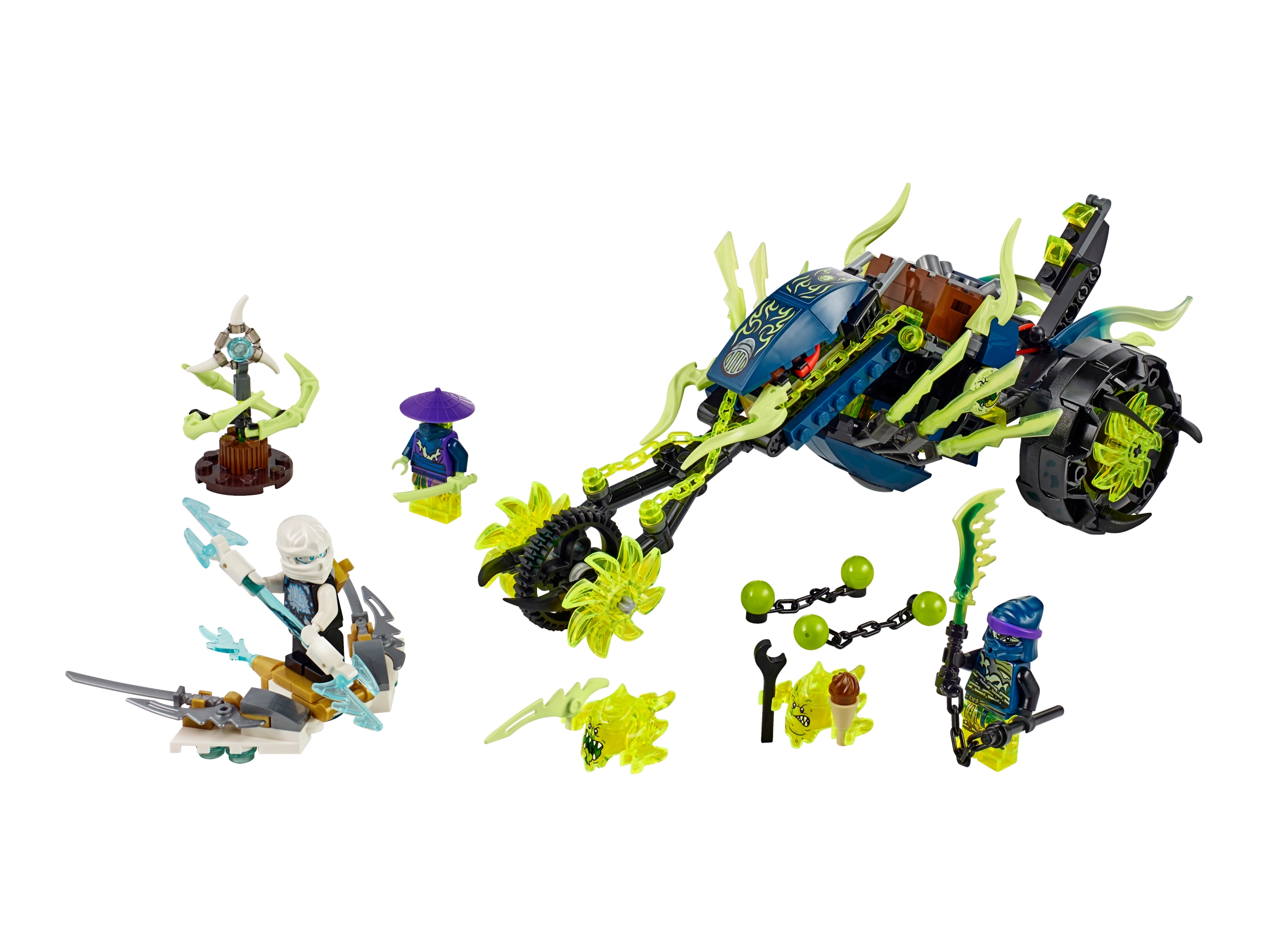 Chain Cycle Ambush 70730 | NINJAGO® | Buy online at the Official