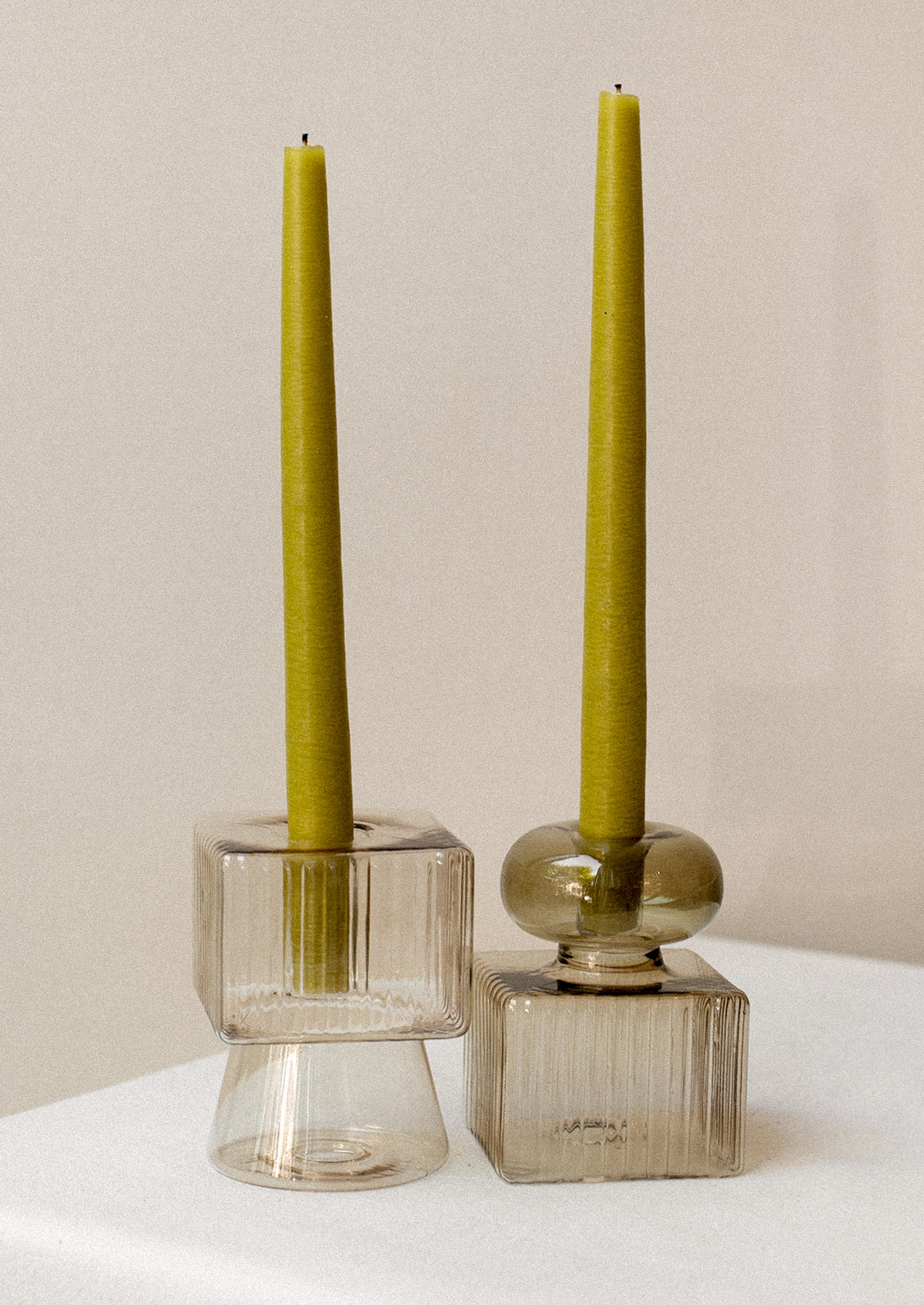 Josephine Glass Candlestick Holder | LEIF