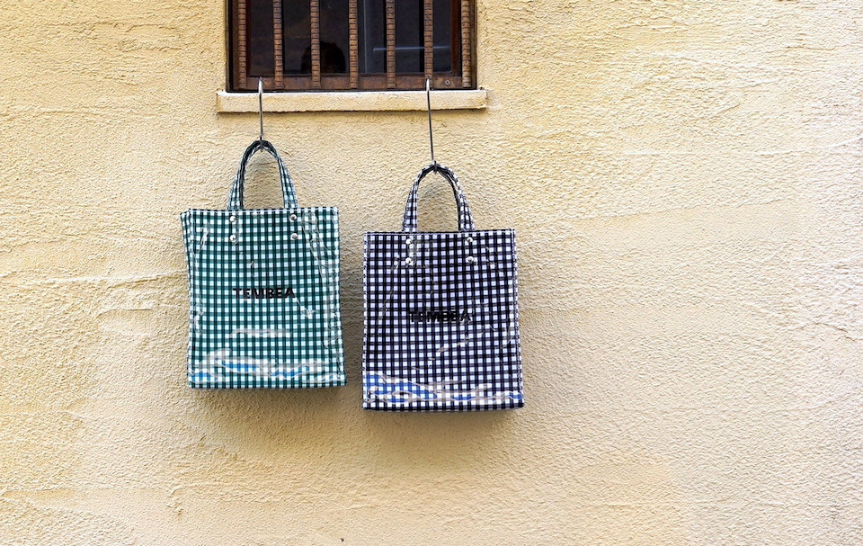 TEMBEA テンベア PAPER TOTE ＜S＞ スモールギンガム 商品詳細｜LEQUEL