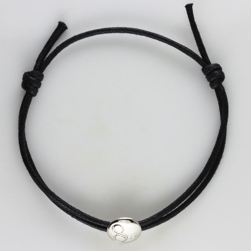 28vingt-huit 779 Number Wax Cord Bracelet PT900/ヴァン ユィット