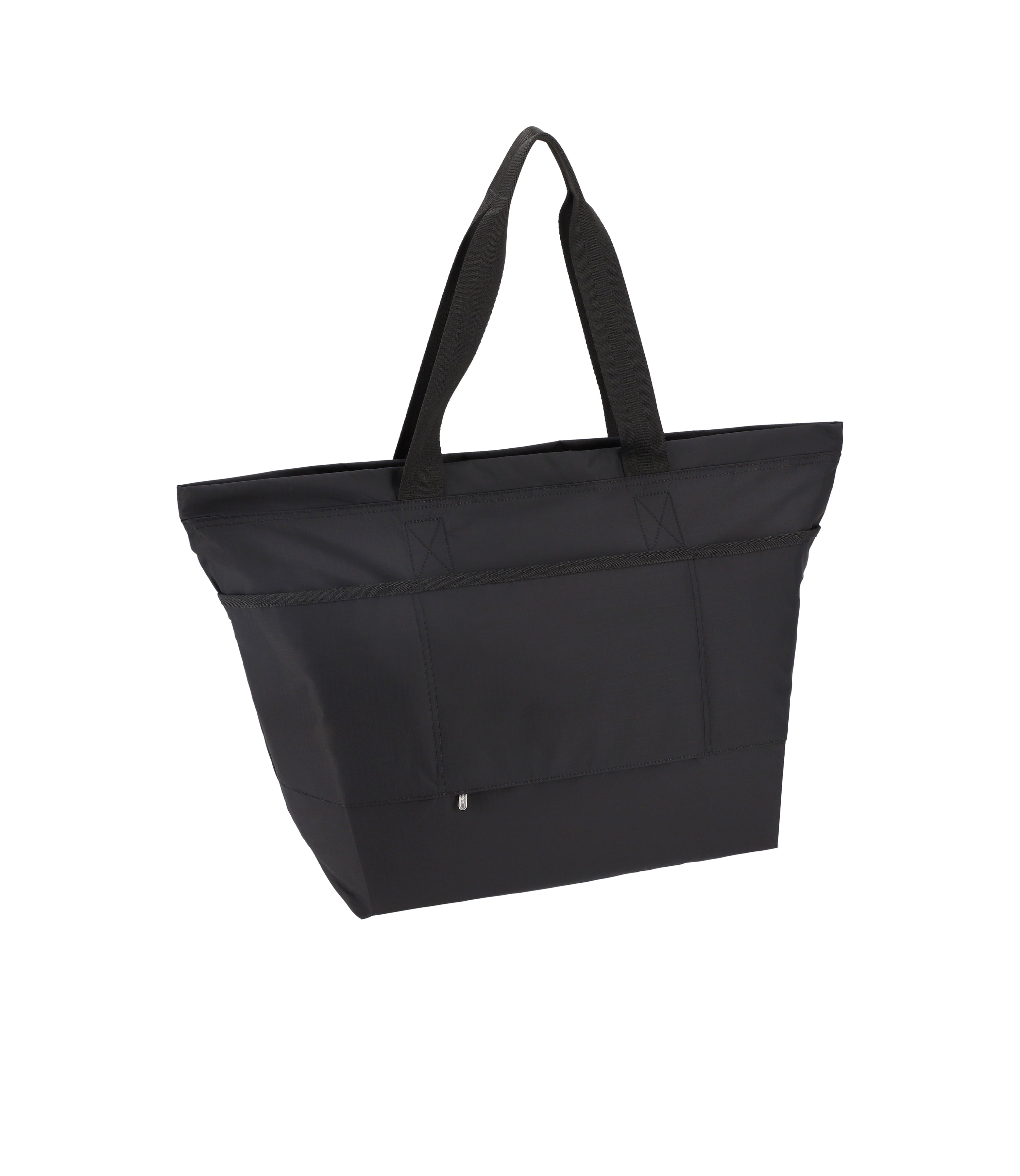 Solid Black Carlin Zip Top Tote Bag | LeSportsac