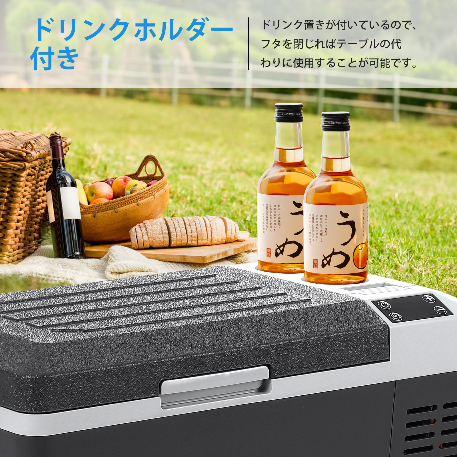 Litake 車載冷蔵庫 冷凍庫 20L 12V 24V クーラーボックス 保冷 シガー