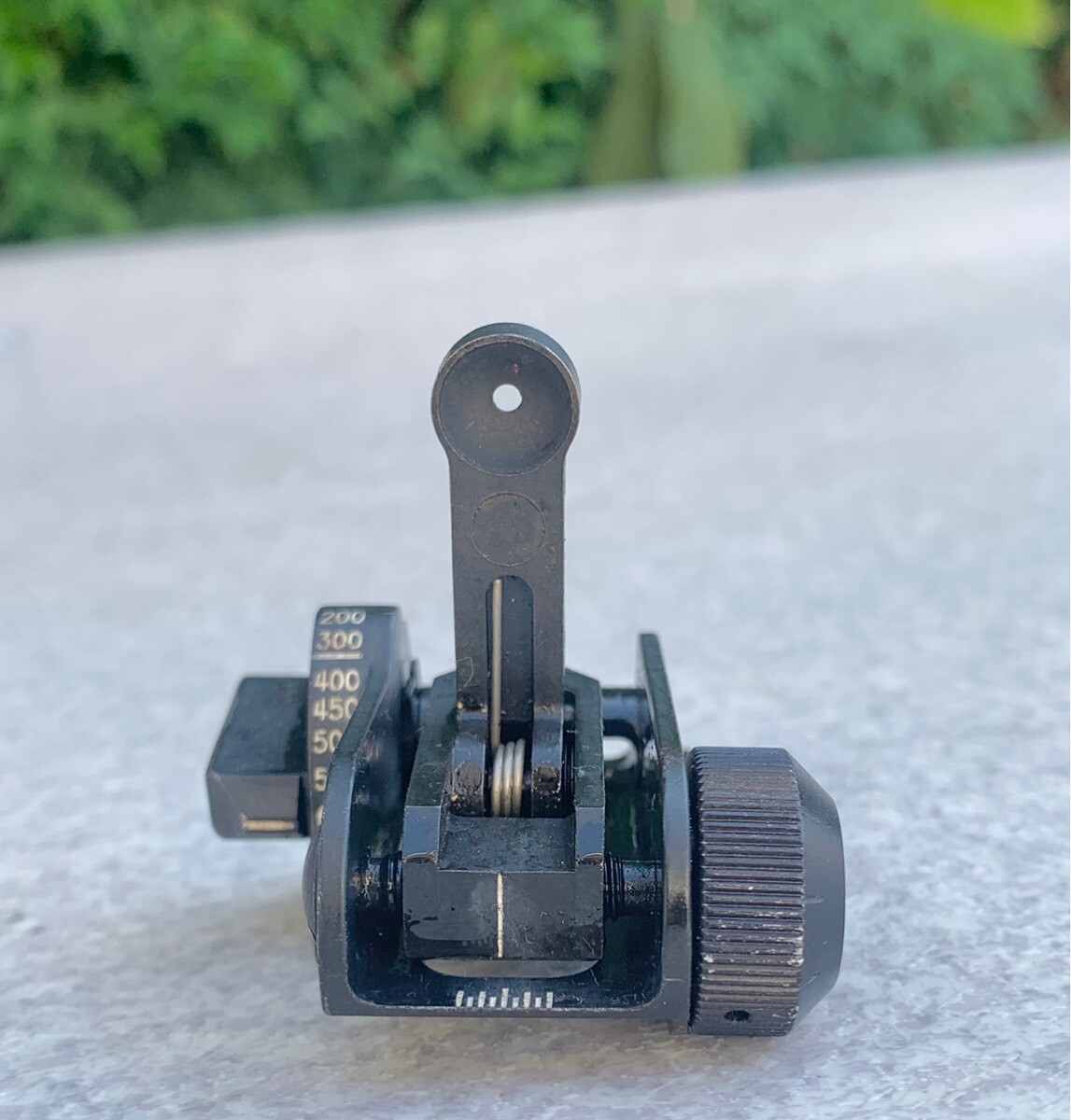 米軍実物 MATECH M4 M16 BUIS フリップアップ リアサイト ARMS