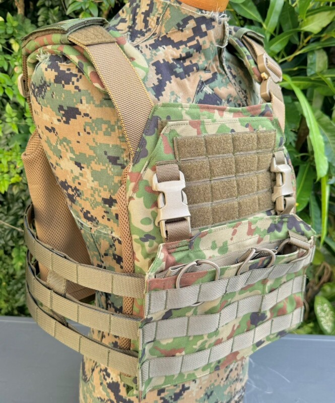 陸上自衛隊 新型オードナンス 陸自迷彩パターン プレートキャリア M