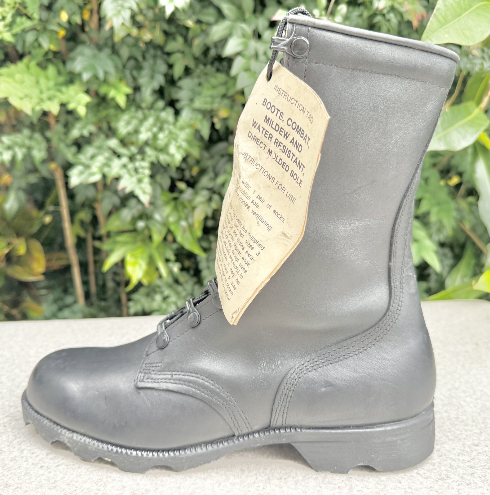 アメリカ軍実物 スピードレース コンバット レザーブーツ ミリタリーブーツ