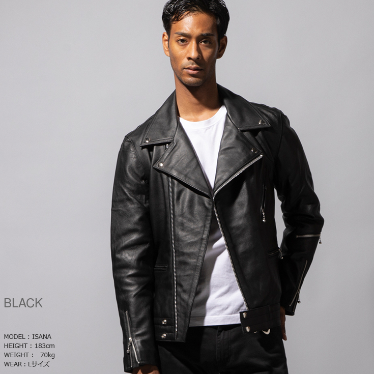 Horn Works 本革 ダブルライダース メンズ ホーンワークス 3556 レザー