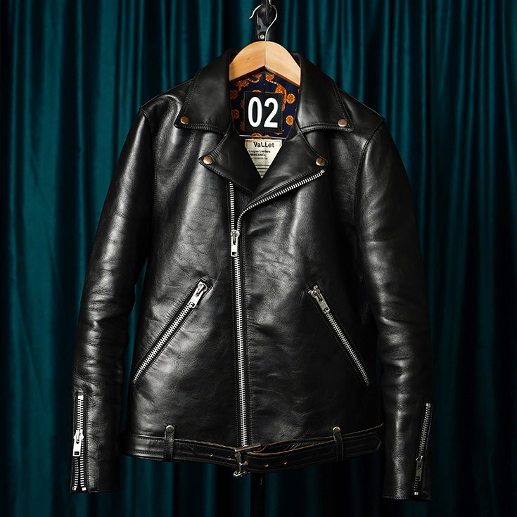 VaLLet 本革 ダブルライダースジャケット メンズ ヴァレット