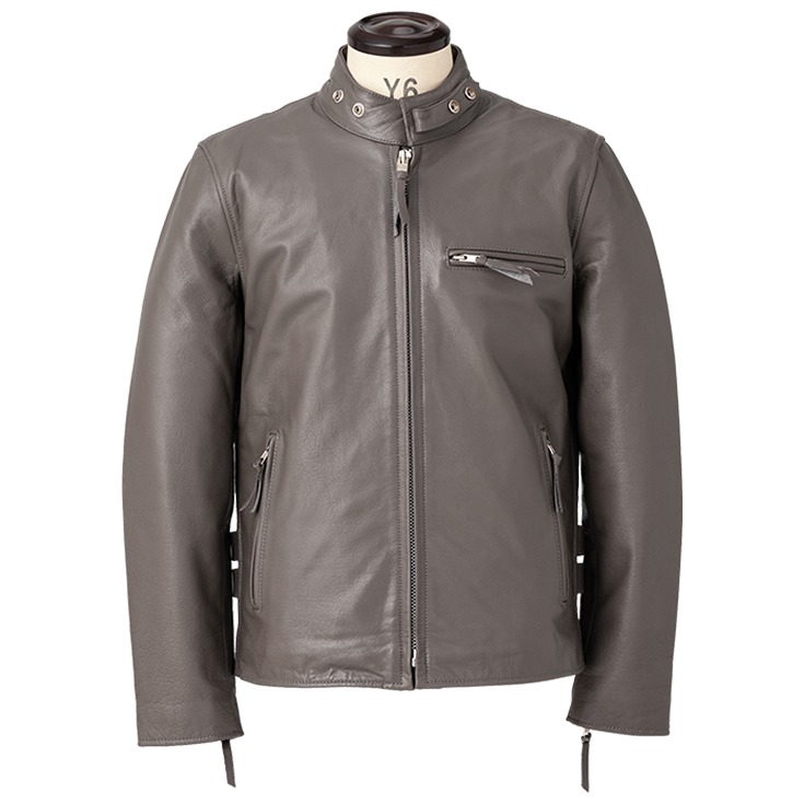 Horn Works 本革 USタイプ シングルライダースジャケット メンズ