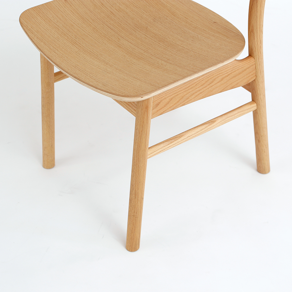 yama（ヤマ）サイドチェア OAK ウレタン塗装（板座） - ダイニング